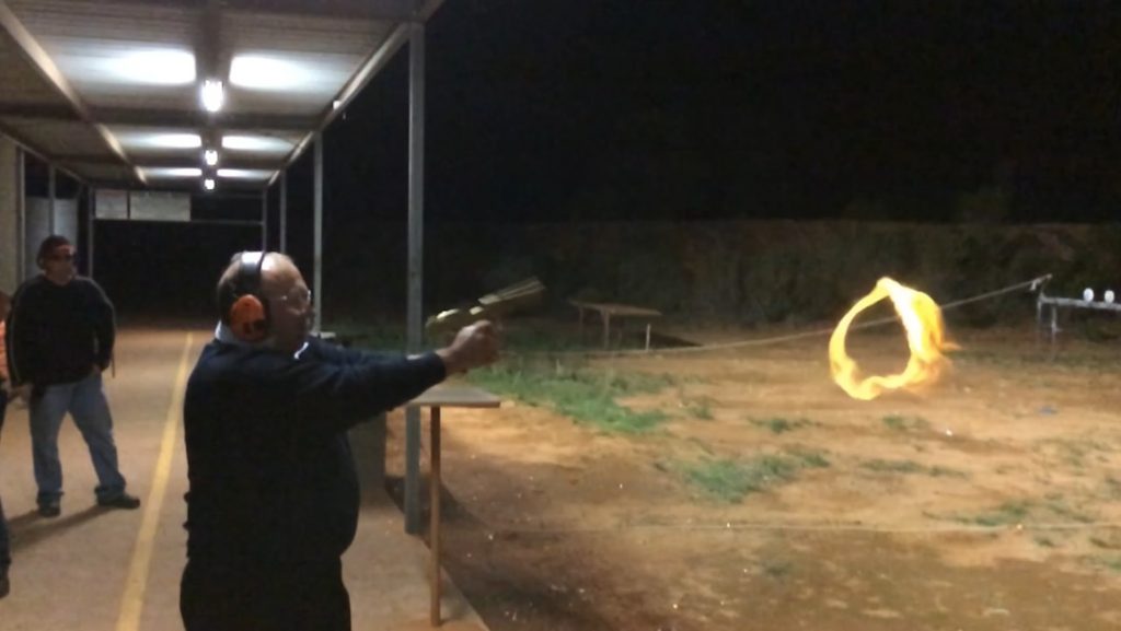 Sunraysia Pistol Club night shoot
